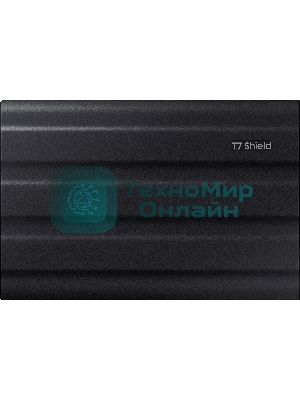 Внешний SSD Samsung T7 Shield, 4TB, USB 3.2 Gen 2 Type-C, R/W 1050/1000, черный