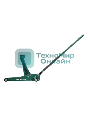 Домкрат гидравлический подкатной Сибртех, 3,5 т, 95-520 мм, быстрый подъем, низкий подхват, проф