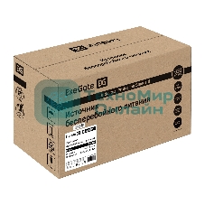 Источник бесперебойного питания ExeGate SpecialPro UNB-1000.LED.AVR.4SH.USB (1000VA/700W,LED, AVR, 4*Schuko, USB, батарея 12V 7.2Ah - 2 шт., металлический корпус, Black)