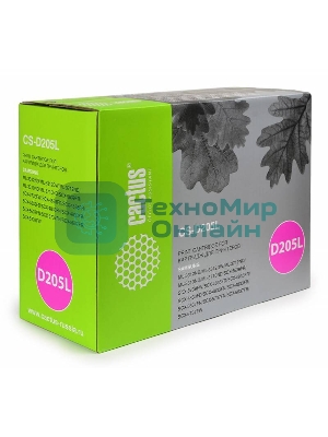 Картридж лазерный Cactus CS-D205L черный (5000 стр.) для Samsung ML-3310/3710/SCX-5637/4833