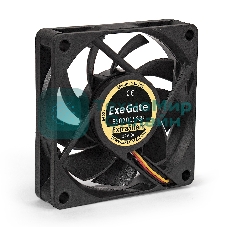 Вентилятор для корпуса ExeGate ExtraSilent ES07015S3P черный, 70 мм, 2000 об/мин, 18 дБ, 3 pin