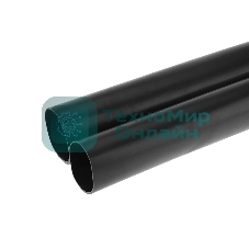 Термоусаживаемая трубка клеевая Rexant 51,0/8,5 мм, (6:1) черная, упак. 2 шт. по 1 м