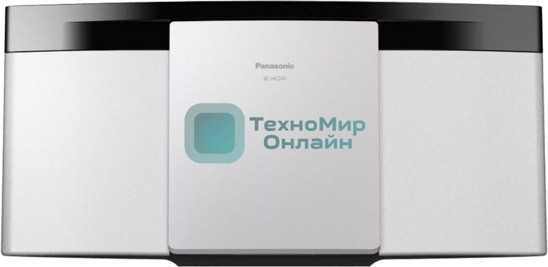 Микросистема Panasonic SC-HC200EE-W белый 20Вт/CD/CDRW/FM/USB/BT