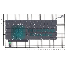 Клавиатура для ноутбука MacBook A1286 с SD большой ENTER RU