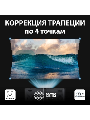Проектор Cactus CS-PRO.03B.Full HD-A LCD 7500Lm LS 750Lm ANSI (1920x1080) 2300:1 ресурс лампы:30000часов 2xUSB typeA 3xHDMI 1.73кг