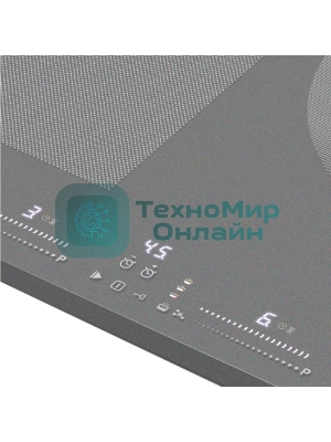 Индукционная варочная панель Maunfeld CVI804SFDGR Inverter графитовый
