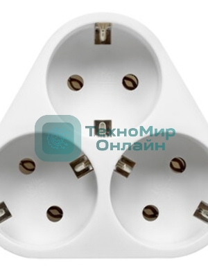 Сетевой разветвитель Buro BU-PS3VG-W (3 розетки) белый (пакет ПЭ)