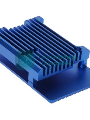 Корпус Qumo Aluminum case without fan, Raspberry Pi 4, blue(RS003)