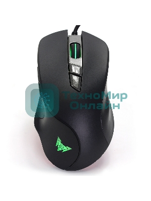 Мышь проводная Crown CMGM-903 черный, 7000 dpi, USB, кнопки - 7