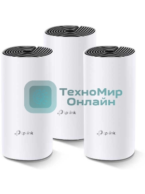 Бесшовный Mesh роутер TP-Link Deco M4 (DECO M4(3-PACK)) AC1200 10/100/1000BASE-TX (упак.:3шт)