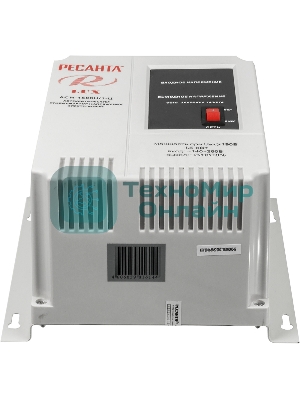 Стабилизаторы напряжения Ресанта АСН-1 500 Н/1-Ц 63/6/20 Стабилизатор Lux 220В±8%, Габариты 206х133х230, Вес 4,5кг