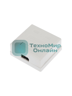 Рoзетка компьютерная внешняя Rexant 2-порта RJ-45 (8P8C), FTP экранированная, категория 6