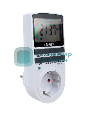 Таймер электрический Energenie EG-SST-01, LCD-дисплей 2,3″, белый
