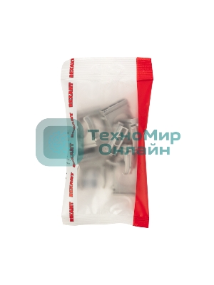 Крепеж-клипса Rexant для трубы ø 25 мм серая (10 шт./уп.)