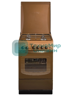 Плита газовая Gefest ПГ 3200-05 К19 коричневый, конфорок 4 шт, духовка 44 л, 50 см x 85 см x 57 см