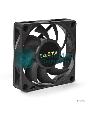 Вентилятор для корпуса ExeGate EX07015H3PM черный, 70 мм, 3000 об/мин, 26 дБ, 3 pin