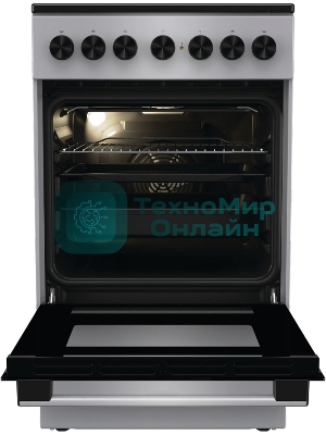 Плита электрическая Gorenje GEC5B41SG серый, конфорок 4 шт, духовка 62 л, 50 см x 85 см x 59.4 см