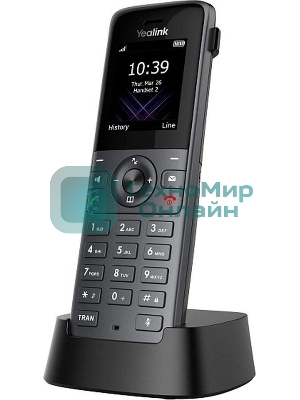 Телефон DECT-трубка Yealink W74H черный