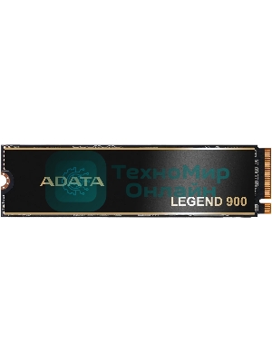 Накопитель SSD ADATA LEGEND 900, 1Tb, PCIe 4.0 x4, M.2 2280, NVMe, R/W 7000/4700, с радиатором