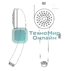 LE01W Лейка для душа