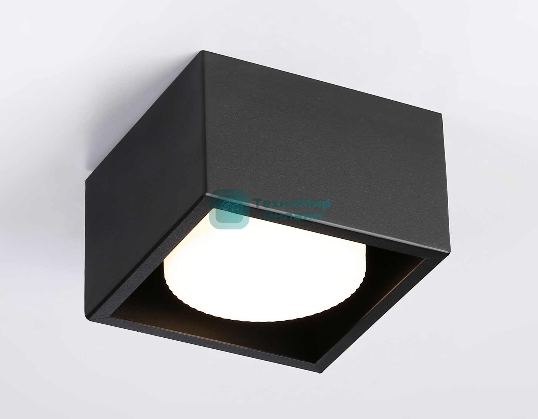 Светильник накладной TN70827 BK черный GX53 max 12W 100*100*60