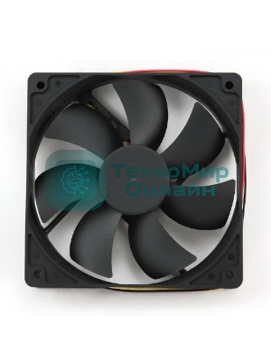 Вентилятор для корпуса Gembird черный, 120 мм, 2000 об/мин, 38 дБ, 3 pin