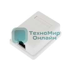 Рoзетка компьютерная внешняя Rexant 1-порт RJ-45 (8P8C), FTP экранированная, категория 6