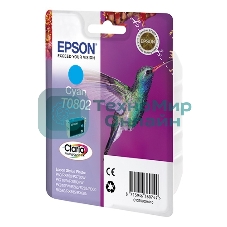 Картридж струйный Epson C13T08024011 голубой для Epson St PhP50/PX660/PX720WD (330 стр.)