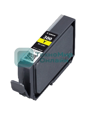 Картридж струйный Canon PFI-300 Y EUR/OCN желтый (530 стр.) для Canon imagePROGRAF PRO-300