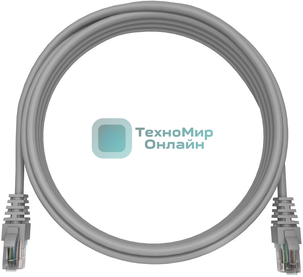 Патч-корд NTSS NTSS-PC-UTP-RJ45-6-0.5-LSZH-GY NTSS-PC-UTP-RJ45-6-0.5-LSZH UTP RJ-45 вил.-вилка RJ-45 кат.6 0.5м серый LSZH (уп.:1шт) 24AWG
