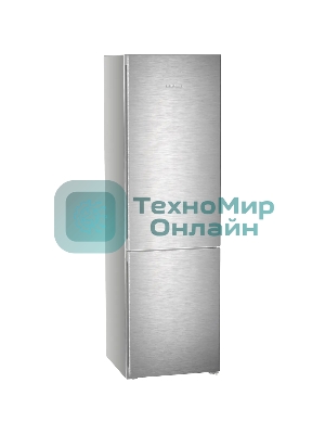 Холодильник Liebherr Pure CNsdc 5703-22 001 серебристый SmartSteel двухкамерный 266/94л морозилка снизу