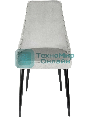 Стул для дома Бюрократ CH-K4 св. серый Holland 09 металл черный на ножках