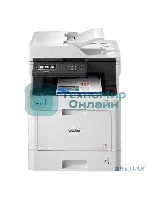 МФУ Brother DCP-L8410CDW, цветной светодиодный принтер/сканер/копир A4, сеть
