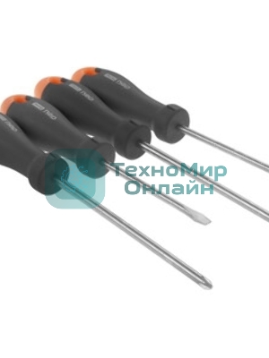 Набор отверток Home Series Gray Deli HT1004C 4шт SL5x100+SL6x150+PH1x100+PH2x150, эксклюзивный дизайн, рукоятка из высококачественного софттач пластика