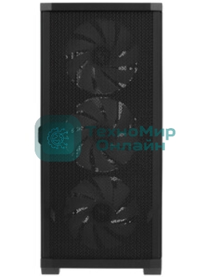 Компьютерный корпус ZALMAN Z10 PLUS, ATX, черный, WINDOW, 2x3.5