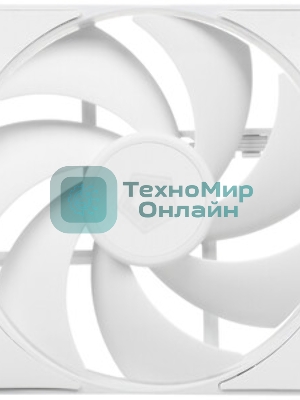 Вентилятор для корпуса ID-Cooling AF-125-W белый, 120 мм, 2000 об/мин, 29.85 дБ, 4 pin