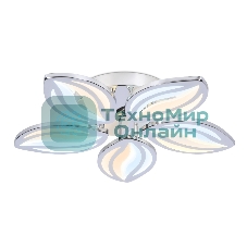 Потолочный светодиодный светильник FA466/5 CH хром 90W 540*540*80 (ПДУ РАДИО 2.4)