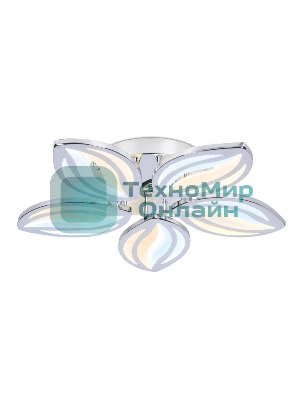 Потолочный светодиодный светильник FA466/5 CH хром 90W 540*540*80 (ПДУ РАДИО 2.4)