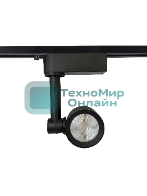 Трековый однофазный светодиодный светильник Ambrella light GL6392 BK черный LED 12W 4200K 24°