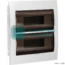 Бокс ЩРВ-П-24модуля встраиваемый пластик IP41 MKP12-V-24-40-10 IEK