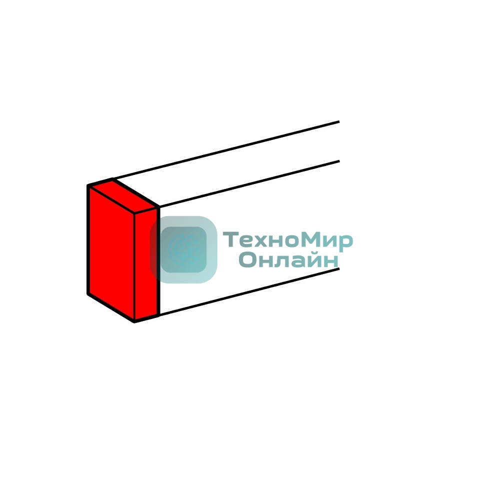 Заглушка торцевая для кабель-каналов 80х35мм, 80х50мм LEGRAND 010722