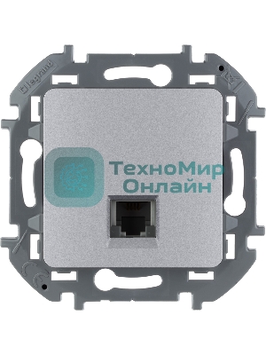 Телефонная розетка RJ11 алюминий