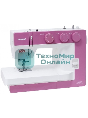 Швейная машина Janome 1522PG 25 операции, петля автомат, верт. челнок, нитевдеватель, мягкий чехол