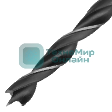 Набор сверл по дереву Sparta 6-8-10-12-13-14 мм, L 300 мм, 6 шт., цилиндрический хвостовик