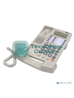 Телефон проводной Ritmix RT-495 белый