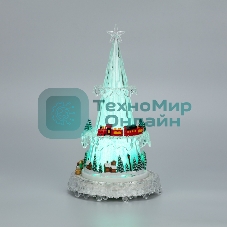 Фигура светодиодная на подставке Neon-night Новогодний поезд с мелодией 30,5 см, RGb