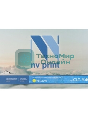 Картридж лазерный NVPrint совместимый Samsung CLT-Y406S Yellow для CLP-360/365/368/CLX-3300/3305 (1000k)