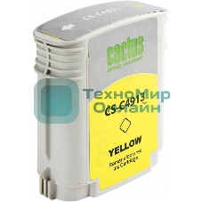 Картридж струйный Cactus CS-C4913 №82 желтый (72 мл) для HP Design Jet 500/800C