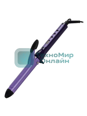 Щипцы для завивки волос Galaxy LINE GL4617 фиолетовый, 25 мм, 100-220 °C, 13 режимов