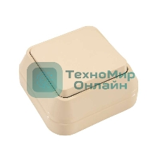 Выключатель 1-кл. Makel ОП 10А IP20 крем